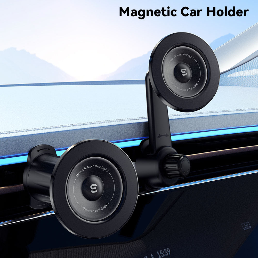 ESSAGER ES-ZJ27 Universal Magnetic Car Air Vent Phone Holder 360 Degrees Rotatable Cellphone Bracket ESSAGER ES-ZJ27 Universal Magnetic Car Air Vent Phone Holder 360 Degrees Rotatable Cellphone Bracket